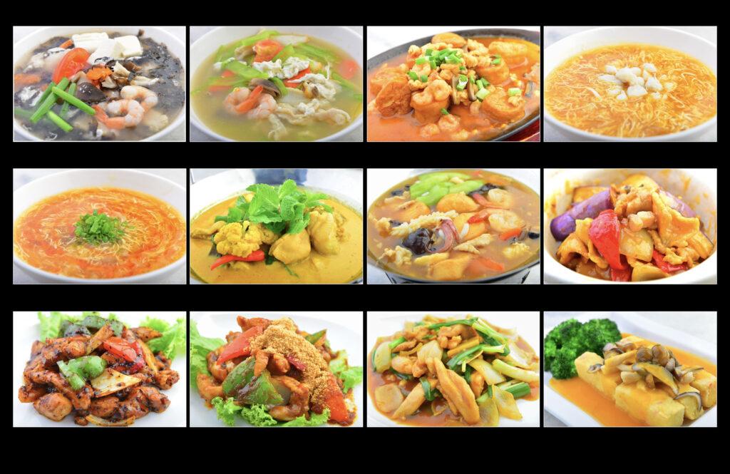 Food Photography for soup and zi cha