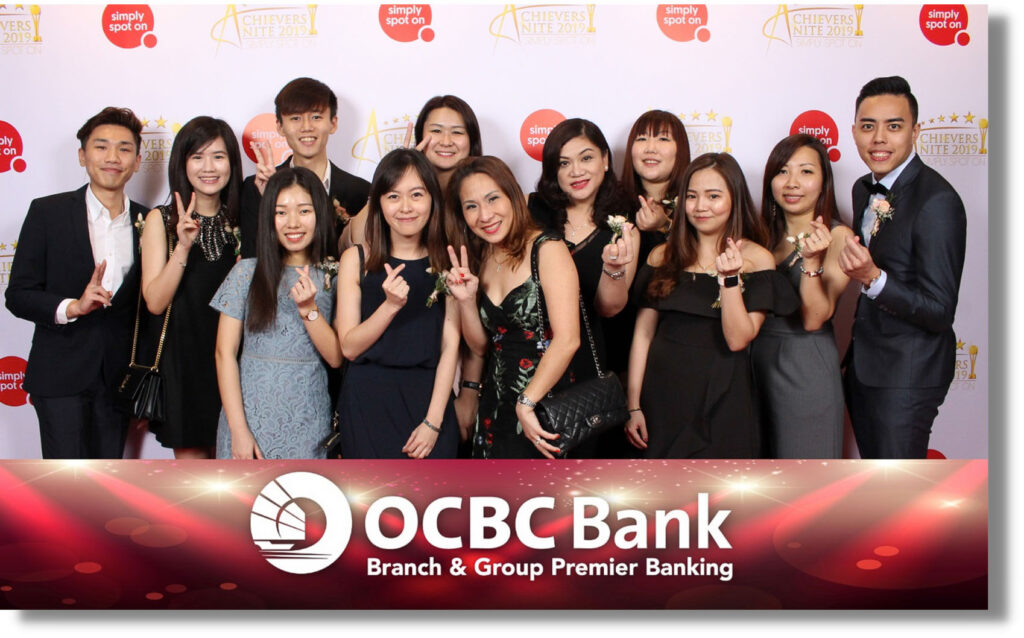Photo booth photography for OCBC bank