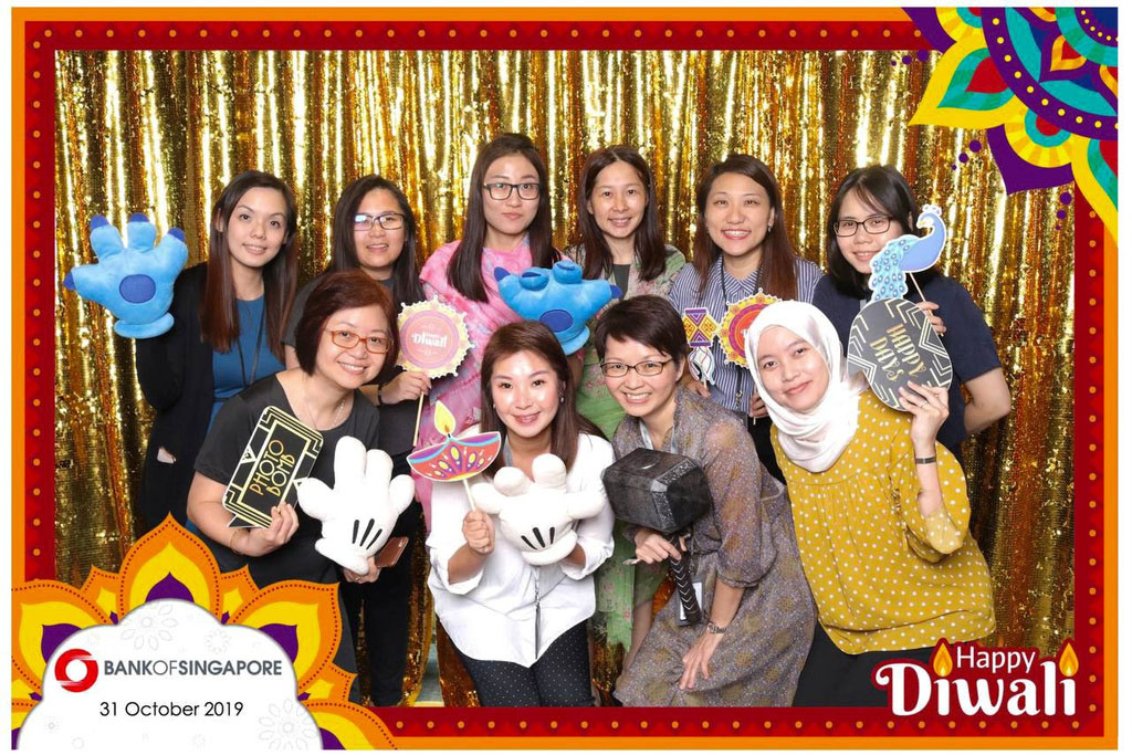 Photo booth photography for Diwali celebration