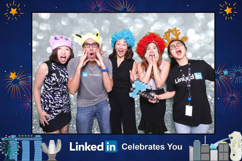 Linked In Photo booth photography